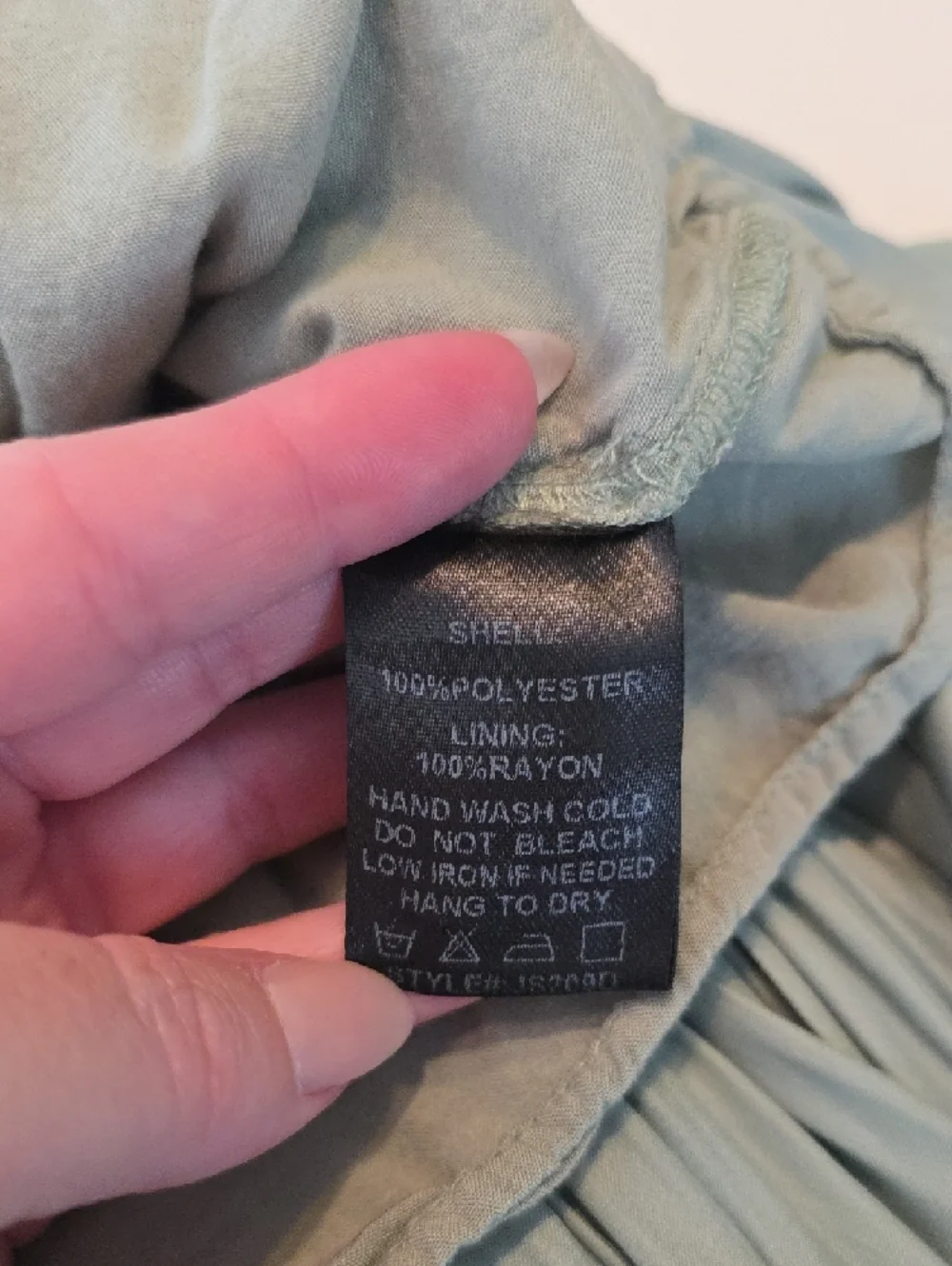 RESET Silky Amore Skirt Sage Green Women Size Sm Smocked Coquette Dainty Tiered